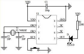 蠟燭定時(shí)IC