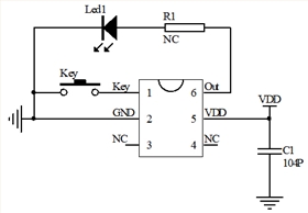 手電筒芯片電路圖