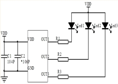 EC241209 6開18關(guān)循環(huán)定時芯片