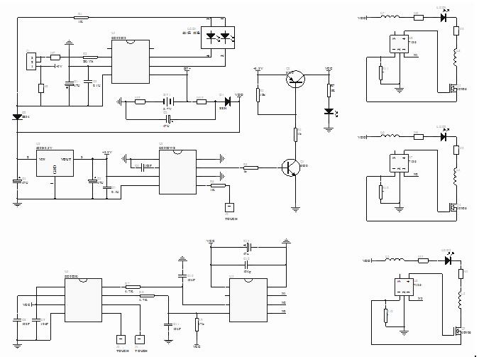 觸摸調(diào)光電路板