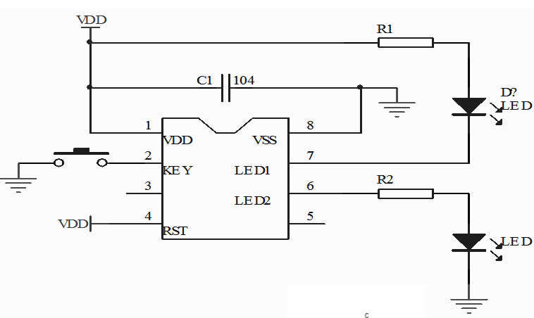 5秒定時(shí)IC芯片