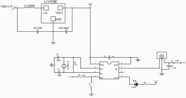 遙控蠟燭定時(shí)IC