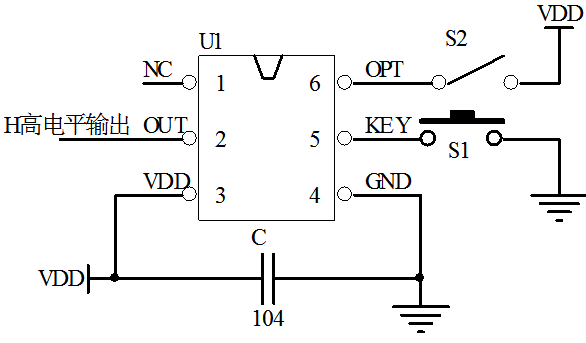 一鍵延時(shí)開關(guān)機(jī)芯片