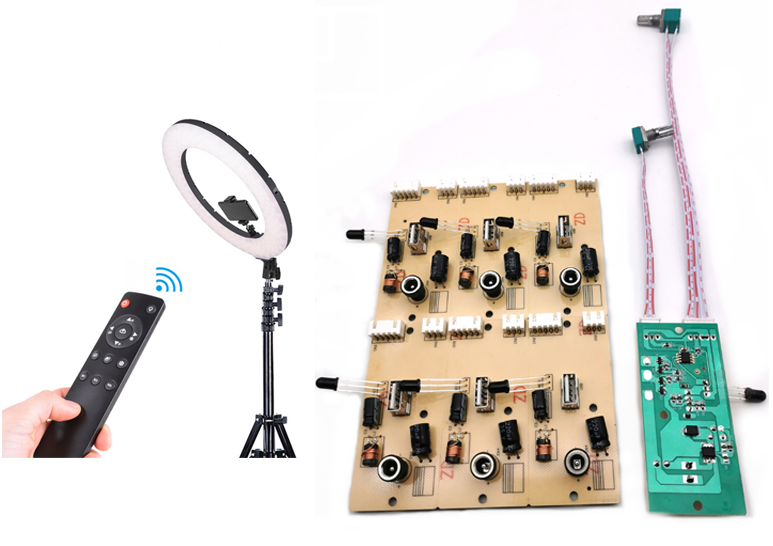 遙控LED補(bǔ)光燈PCBA方案