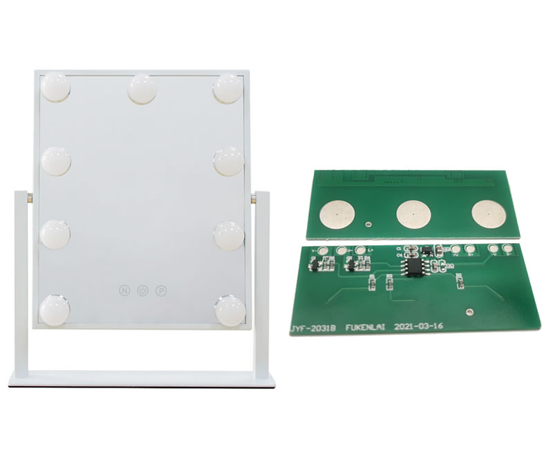 補(bǔ)光鏡燈三鍵觸摸開關(guān)