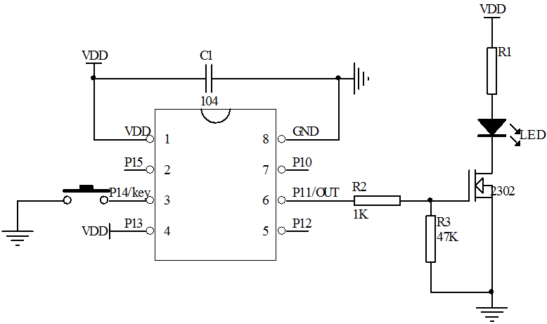 長按5秒開長按3秒關(guān)芯片