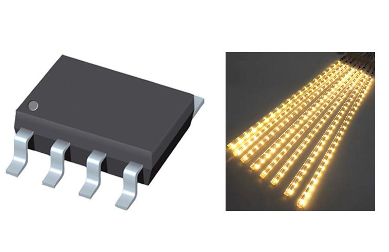 12LED流星雨燈芯片