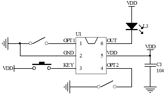 0.5-1-1.5-2小時定時芯片