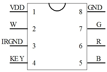 七彩創(chuàng)意小夜燈IC