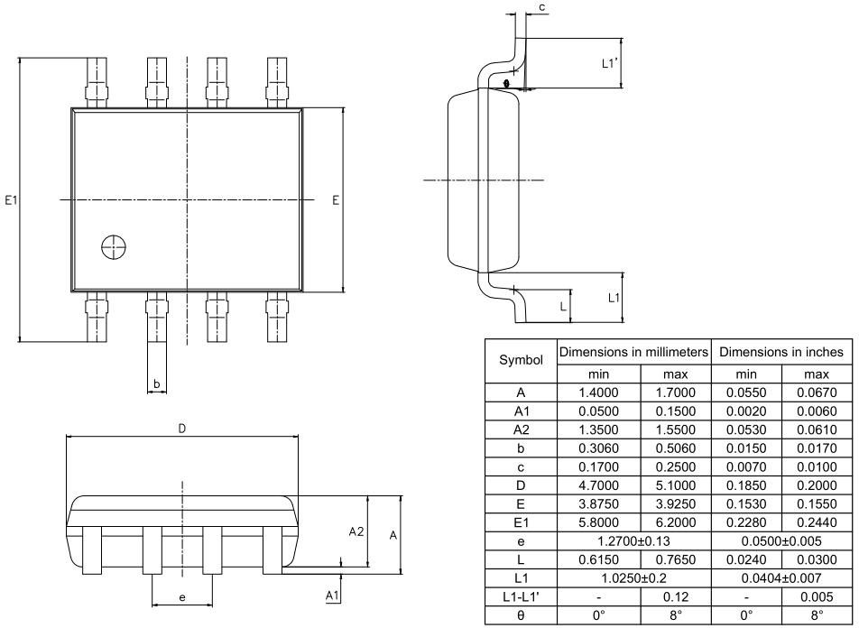 SOP-8開關(guān)芯片