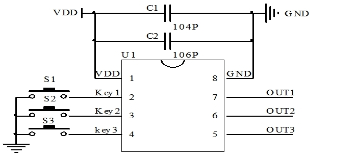 三通道電子開關(guān)芯片