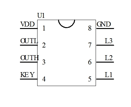 EH220218三檔定時(shí)芯片