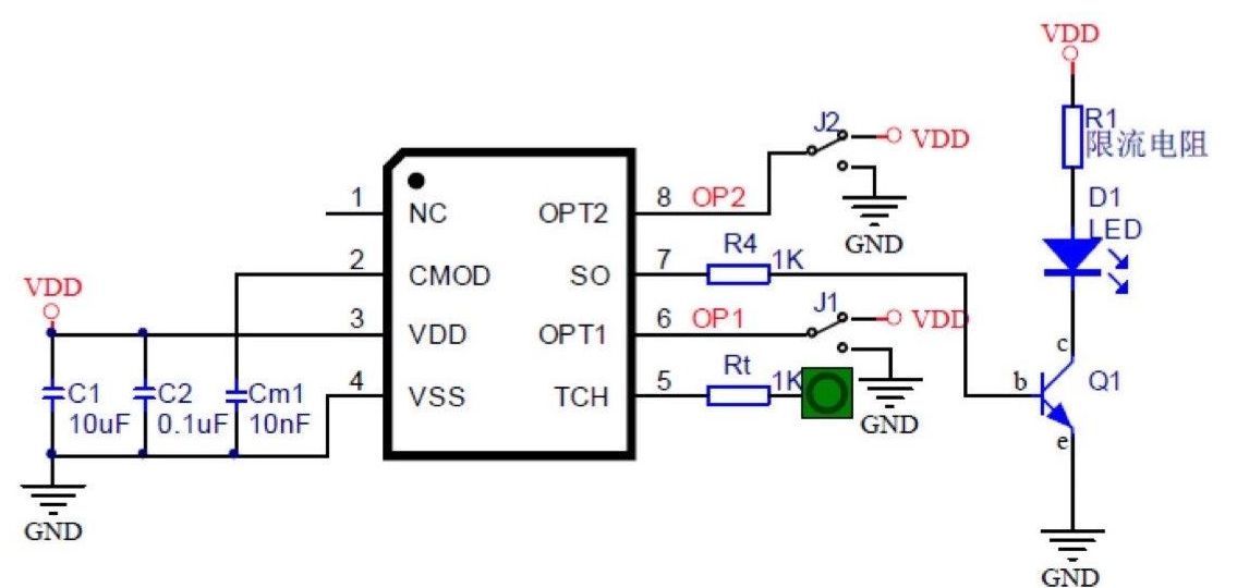 ET8022W單觸控單輸出LED調(diào)光IC
