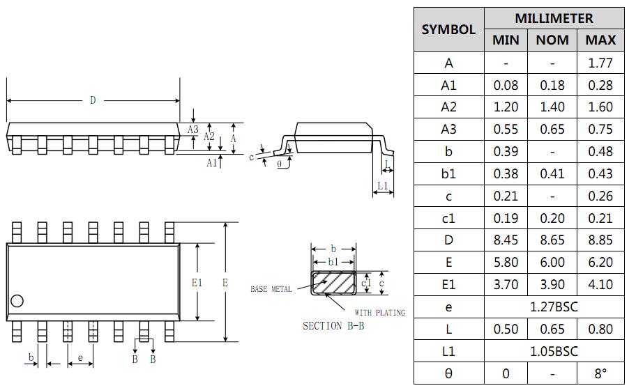 SOP-14單片機MCU方案開發(fā)