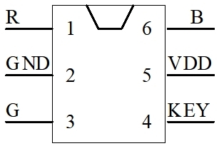 2B25-3ECD-2FA3 震動開關(guān)鞋燈閃燈芯片解析