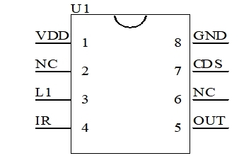 太陽能路燈芯片腳位圖