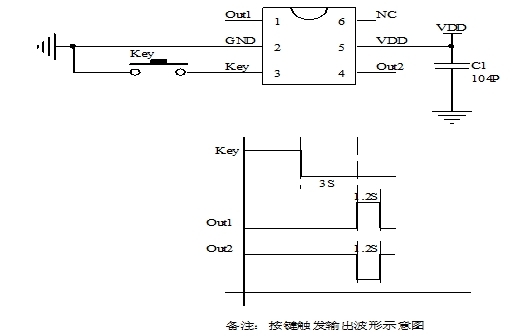 延時(shí)復(fù)位開關(guān)芯片