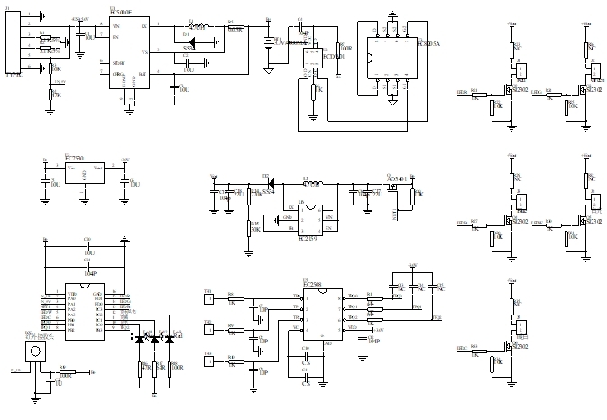 觸摸式壁燈芯片方案
