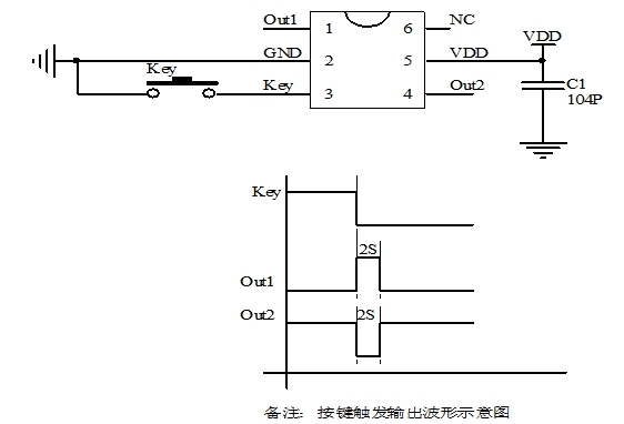 延時(shí)2秒復(fù)位芯片
