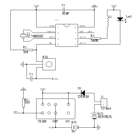 蠟燭燈芯片方案