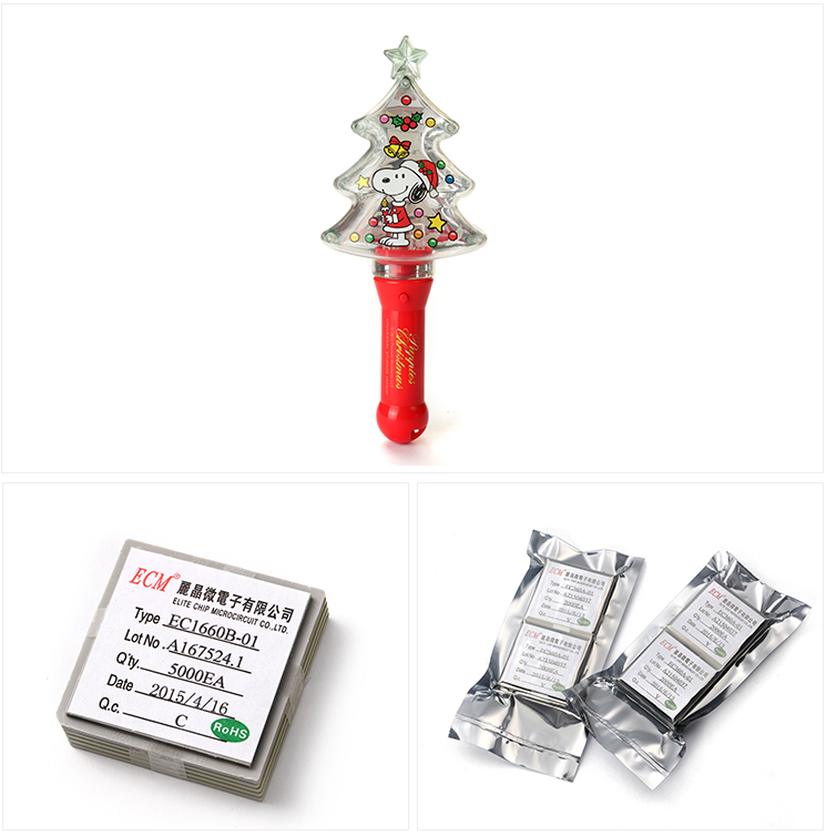 閃燈IC芯片6閃燈 EC1660B-01